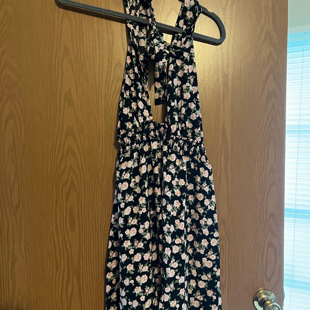 Floral Halter Dress